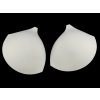 Košíčky do plavek / korzetů s perforací soft velikost 36 (Varianta Off White, Balení 1 pár)