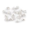 Plastové korálky zvoneček / sukýnka 9x11 mm (Varianta bílá perleť, Balení 20 ks)