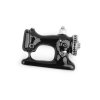 Brož šicí stroj (Varianta 1 černá stříbrná, Balení 1 ks)
