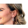 Náušnice jablonecká bižuterie (Varianta 3 crystal, Balení 1 pár)