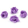 Výprodej - Dekorační pěnová růže Ø4-5 cm - fialová lila