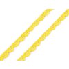 Výprodej - Bavlněná krajka paličkovaná šíře 7 mm - žlutá 22,5m
