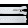 Kostěný zip No 5 délka 30 cm s ozdobným jezdcem (Varianta 101 bílá, Balení 1 ks)