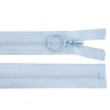Kostěný zip No 3 délka 70 cm s kroužkem (Varianta 101 bílá, Balení 1 ks)