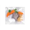 Polystyrenový zajíček s mrkví k dalšímu tvoření sada 6 ks