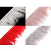 Prýmek - krocaní peří šíře 9-12 cm (Varianta 1 Off White, Balení 2 m)