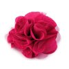 Brož / ozdoba růže Ø9 cm (Varianta 2 červená, Balení 1 ks)