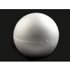Polystyrenová koule dvoudílná dutá Ø19,5 cm (Varianta bílá, Balení 1 ks)