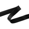 Šikmý proužek saténový šíře 20 mm zažehlený (Varianta 1 (001) černá, Balení 25 m)