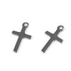 Výprodej - Přívěsek křížek 10x16 mm - platina 15ks