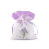 Dárkový pytlík s potiskem levandule 9x13 cm (Varianta 1 bílá levandule, Balení 3 ks)