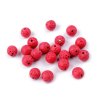 Láva syntetická, barvená Ø8 mm (Varianta 15 červená světlá, Balení 47 ks)