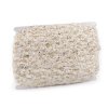 Prýmek splétaný s drobnými flitry šíře 10 mm (Varianta 1 Off White, Balení 1 m)