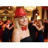 Klobouk s flitry na karneval a párty (Varianta 3 černá, Balení 1 ks)