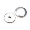 Knoflík na potahování celokovový velikost 44" (Varianta nikl, Balení 100 sada)