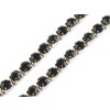 Štrasový prýmek / borta šíře 2,4 mm (Varianta 1 crystal stříbrná, Balení 1 m)