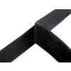 Suchý zip háček + plyš šíře 38 mm (Varianta 2 černá, Balení 1 m)