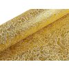 Dekorační a oděvní lurexová látka (Varianta 2 (100 g/m²) mint zlatá, Balení 1 m)