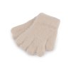 Dětské pletené rukavice chlupaté (Varianta 1 krémová nejsvět., Balení 1 pár)