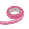Samolepicí krajka šíře 15 mm metalická (Varianta 4 růžová, Balení 1 ks)