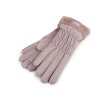 Dámské rukavice šusťákové, zateplené, dotykové (Varianta 2 pudrová, Balení 1 pár)