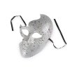 Benátská maska - škraboška (Varianta 1 stříbrná, Balení 1 ks)