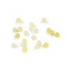 Jadeit syntetický, minerální korálky Ø4; 5 mm (Varianta 1 (Ø4 mm) jadeit citronový, Balení 20 ks)