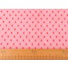 Tyl jemně pružný s puntíky (Varianta 1 bílá, Balení 1 m)
