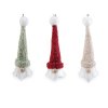 Vánoční zvonek skřítek k zavěšení (Varianta 1 béžová světlá, Balení 1 ks)