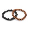 Náramek dřevěný unisex (Varianta 2 černá, Balení 1 ks)