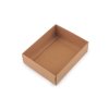 Papírová krabice s průhledným víkem (Varianta hnědá přírodní, Balení 10 ks)