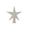 Vánoční hvězda na stromeček (Varianta 1 krémová nejsvět. glitry, Balení 1 ks)