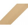 Popruh polypropylenový šíře 50 mm tloušťka 1 mm (Varianta 77 hnědá tmavá, Balení 5 m)