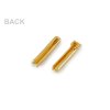 Spodní koncovka na opravu kovového dvoucestného zipu (Varianta 1 zlatá, Balení 10 sada)