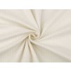 Velvet / samet strukturovaný jednobarevný (Varianta 1 Off White, Balení 1 m)
