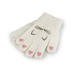 Dětské pletené rukavice kočka (Varianta 1 krémová světlá, Balení 1 pár)