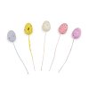 Velikonoční mini vajíčka na drátku 5 ks (Varianta mix, Balení 1 svaz.)