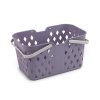 Plastový košík 18x28,5 cm (Varianta 1 levandulová, Balení 1 ks)