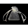 Dárkový pytlík 4,5x7 cm organza (Varianta 1 bílá, Balení 10 ks)