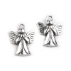 Přívěsek 15x20 mm anděl (Varianta platina s patinou, Balení 5 ks)