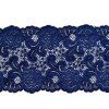 Elastická krajka / vsadka / běhoun šíře 15 cm (Varianta 2 černá, Balení 13.5 m)
