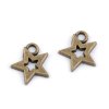 Přívěsek 12x12 mm hvězda (Varianta platina, Balení 10 ks)
