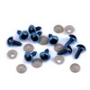 Oči s pojistkou Ø10 mm (Varianta 1 modrá, Balení 10 sada)