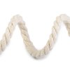 Bavlněná šňůra kroucená Ø8 mm macrame (Varianta 1 režná, Balení 20 m)