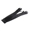 Dlouhé společenské rukavice saténové (Varianta 1 (55 cm) černá, Balení 1 pár)