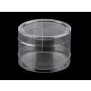 Plastová krabička / dóza Ø74 mm (Varianta transparent, Balení 1 ks)