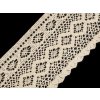 Bavlněná krajka paličkovaná šíře 12,5 cm (Varianta 1 bílá, Balení 13.5 m)