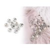 Našívací šatony / štras v pouzdře / kotlíku Ø10 mm (Varianta Ø10 mm crystal, Balení 10 ks)