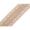 Bavlněná krajka / vsadka paličkovaná šíře 40 mm (Varianta 3 režná světlá, Balení 22.5 m)