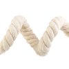 Bavlněná šňůra kroucená Ø20 mm macrame (Varianta 1 režná světlá, Balení 1 m)
